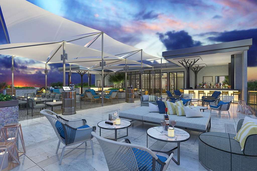 Hotel Hilton Dili Palm Springs Restaurace fotografie